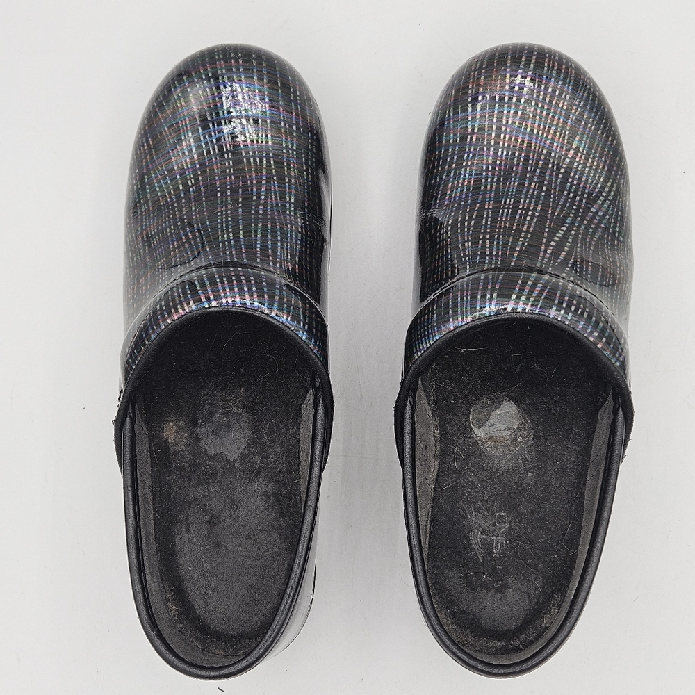 Dansko striped clog shoes size 37 US 6.5 / 7 - Picture 7 of 16